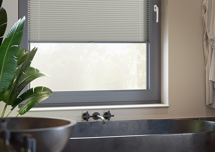 Solaris, Pewter Grey - Clip Fit Pleated Blind - Image 5